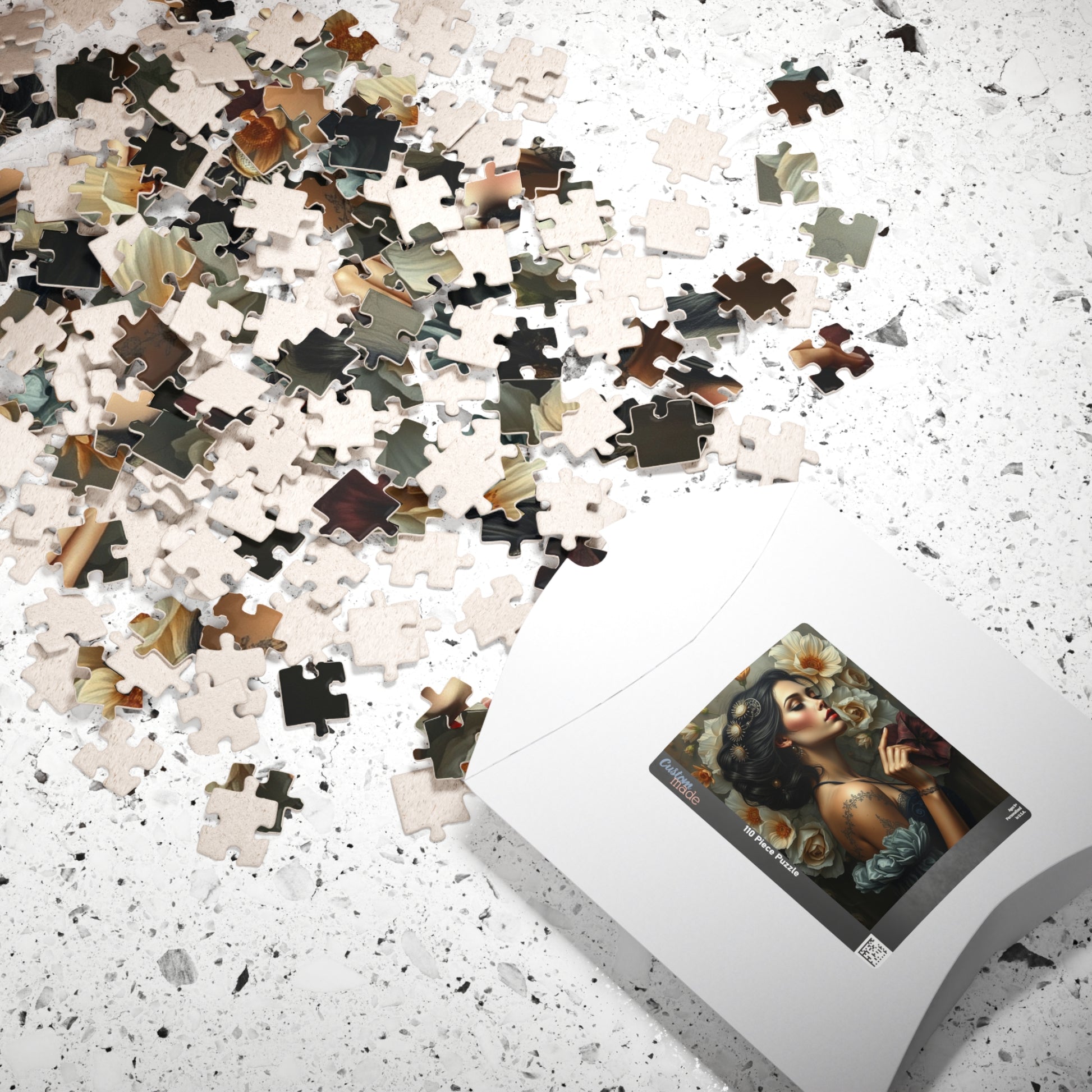 Artistic Female Steampunk Portrait Puzzle, Unique Jigsaw for Relaxation, Gift for Art Lovers and Puzzle Enthusiasts, Home Decor, Family Fun Puzzle The Puzzle Chest