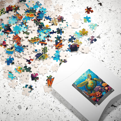 Sea Turtle Mosaic Jigsaw Puzzle for Adults Puzzle The Puzzle Chest