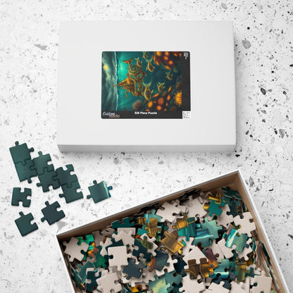 Steampunk Underwater Adventure Puzzle - 110 to 1014 Pieces, Perfect Gift for Ocean Lovers, Family Fun, Game Nights, Educational Play Puzzle The Puzzle Chest
