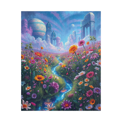 Dreamy Fantasy Landscape Puzzle - 110, 252, 520, 1014-piece, Perfect for Family Game Night, Gifts for Puzzle Lovers, Home Entertainment 520 pcs (Vertical) Puzzle The Puzzle Chest