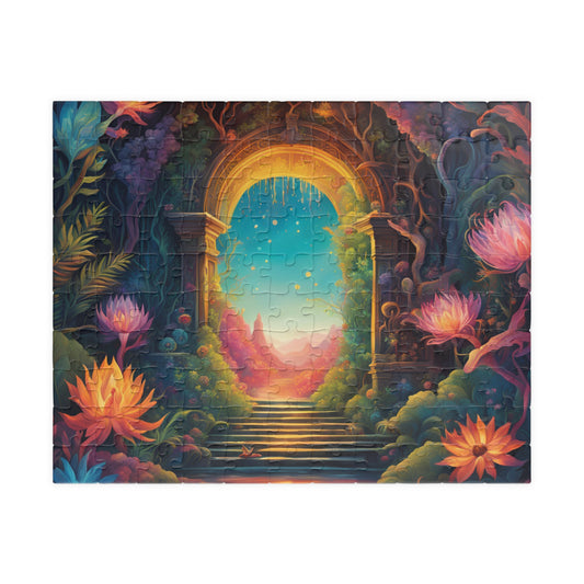 Fantasy Landscape Jigsaw Puzzle, Another World Portal 252 520 1014-Piece, Meditation Activity Stress Relief Game, Puzzle Lover Enthusiast 110 pcs (Horizontal) Puzzle The Puzzle Chest