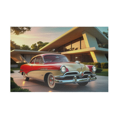 Vintage Car Jigsaw Puzzle, 1953 Manhattan, Classic Automobile Art 1014 pcs (Horizontal) Puzzle The Puzzle Chest