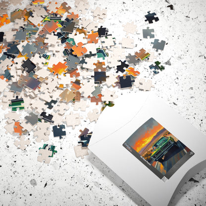 Vintage Car Puzzle - 1966 GTO, Nostalgic Jigsaw Puzzle Puzzle The Puzzle Chest