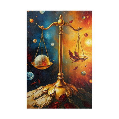 Celestial Balance Puzzle | Libra Zodiac Sign Jigsaw Game | Astrology Inspired | Friend Mindfulness Gift | Fun Family Activity | Brain Teaser 1014 pcs (Vertical) Puzzle The Puzzle Chest