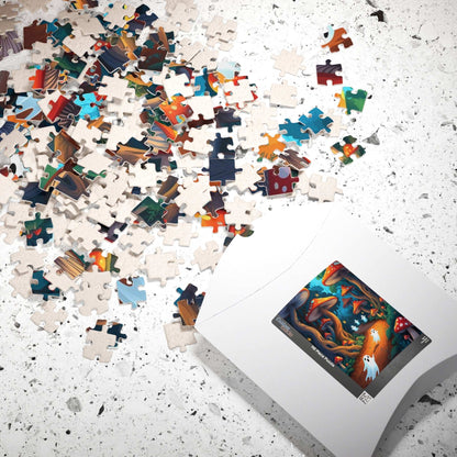 Charming Ghostly Adventure Halloween Jigsaw Puzzle for Adults, 110-1014 Pieces