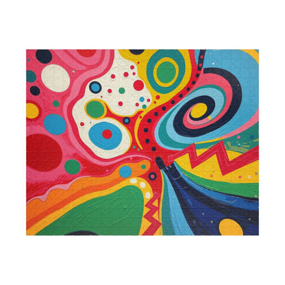 Vibrant Abstract Jigsaw Puzzle for Adult Entertainment 520 pcs (Horizontal) Puzzle The Puzzle Chest