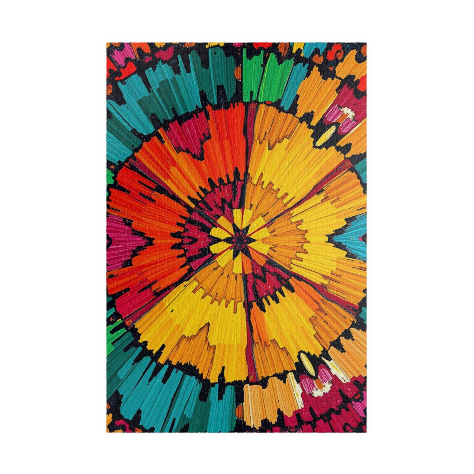 Colorful Mandala Jigsaw Puzzle - Engaging Family Activity, Quiet Home Entertainment, Gift for Friends, Indoor Fun, Mindfulness Puzzle 1014 pcs (Vertical) Puzzle The Puzzle Chest