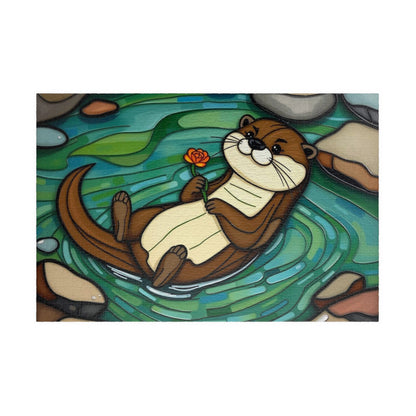 River Serenity Otter Puzzle - 110-1014 Piece Cute Wildlife Animal Jigsaw Game for Fun Family Activity, Unique Gift Idea, Creative Challenge