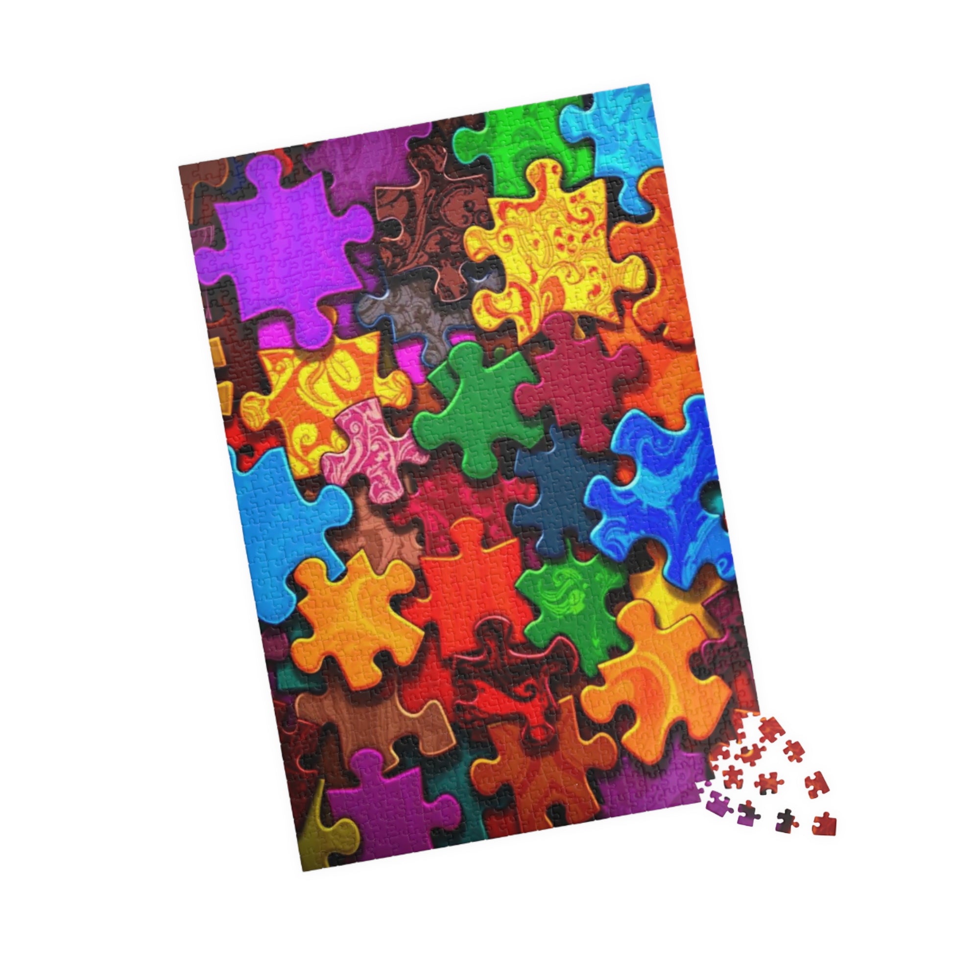 Chaotic Puzzle Piece Jigsaw Collage Puzzle - Fun for Adults, Family Game Night Activity, Creative Hobby, Senior Mental Exercise Puzzle The Puzzle Chest