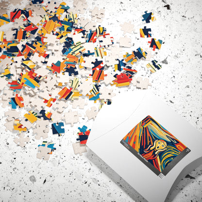 The Scream Modern Jigsaw Puzzle - Inspired By Edvard Munch Puzzle The Puzzle Chest