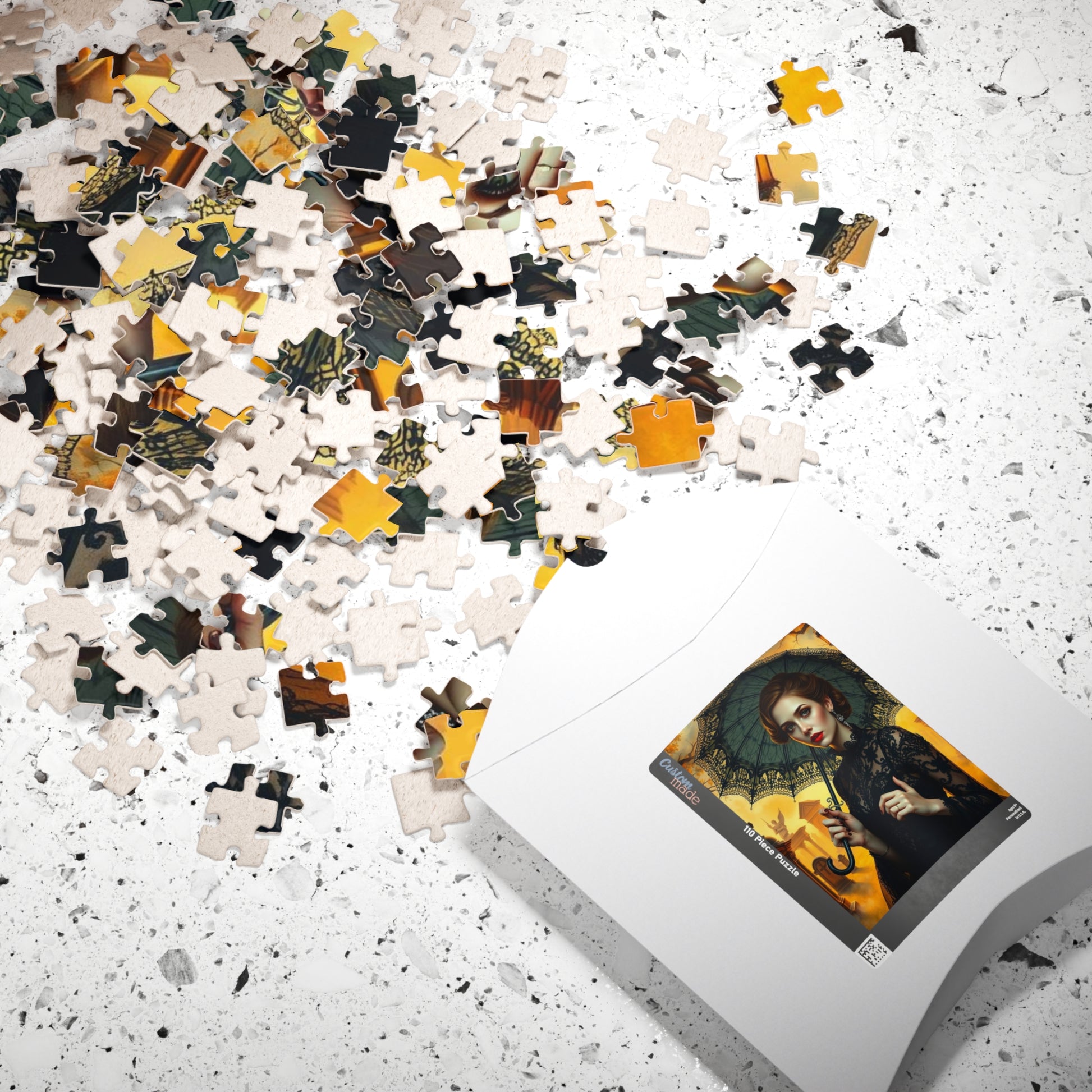 Gothic Lady Jigsaw Puzzle - Enchanting Vintage Design, Perfect Gift for Puzzle Lovers, Home Entertainment, Relaxation, Family Fun Puzzle The Puzzle Chest