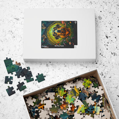 Dachshund Forest Adventure Puzzle, Animal Jigsaw Game for Adults, Dog Lover Gift for Friends, Cozy Night Activity, Mindfulness Family Fun Puzzle The Puzzle Chest