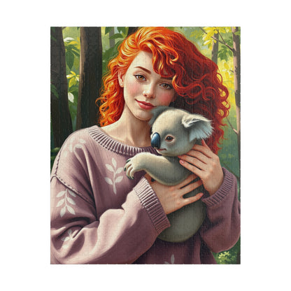 Koala Jigsaw Puzzle, Nature Wildlife Animal Theme Puzzle for Adults, Family Game Night Solo Fun, Gift for Friend, Relaxing Activity 520 pcs (Vertical) Puzzle The Puzzle Chest