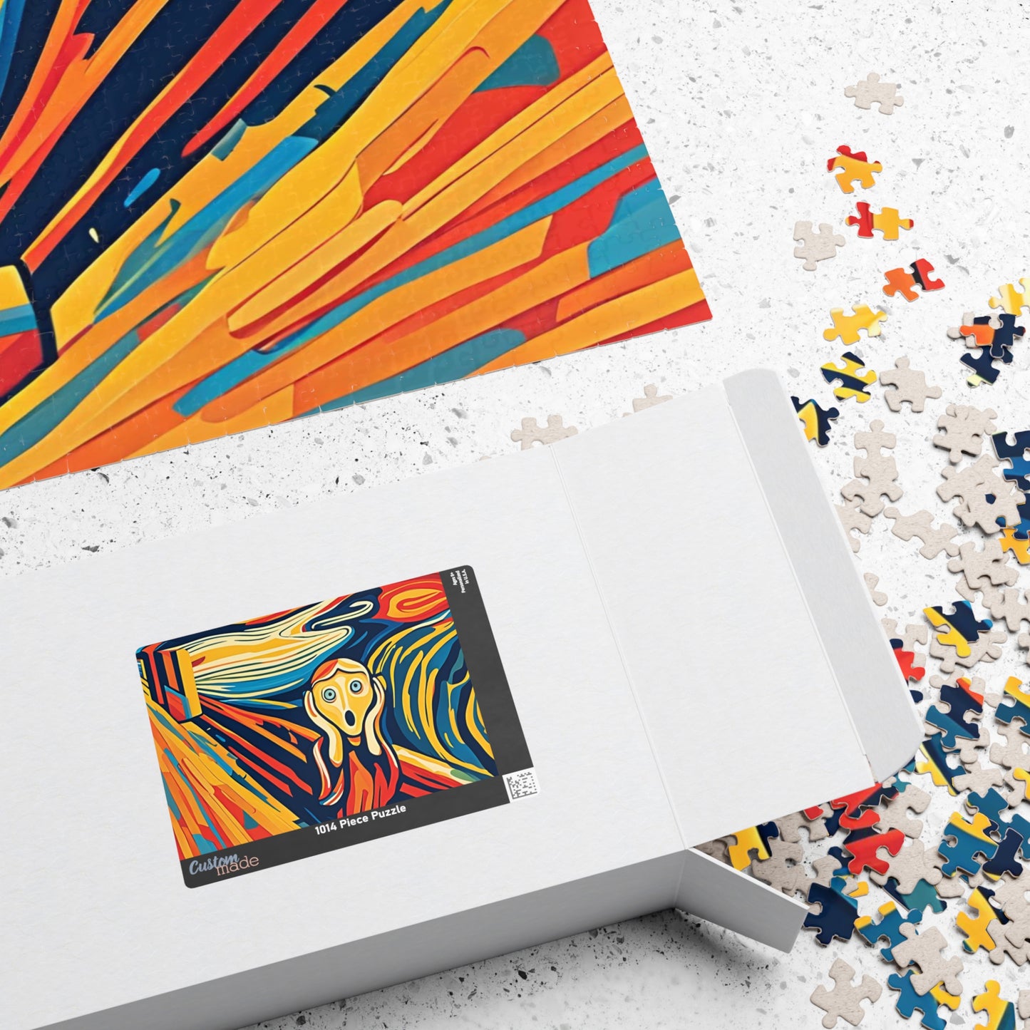 The Scream Modern Jigsaw Puzzle - Inspired By Edvard Munch Puzzle The Puzzle Chest