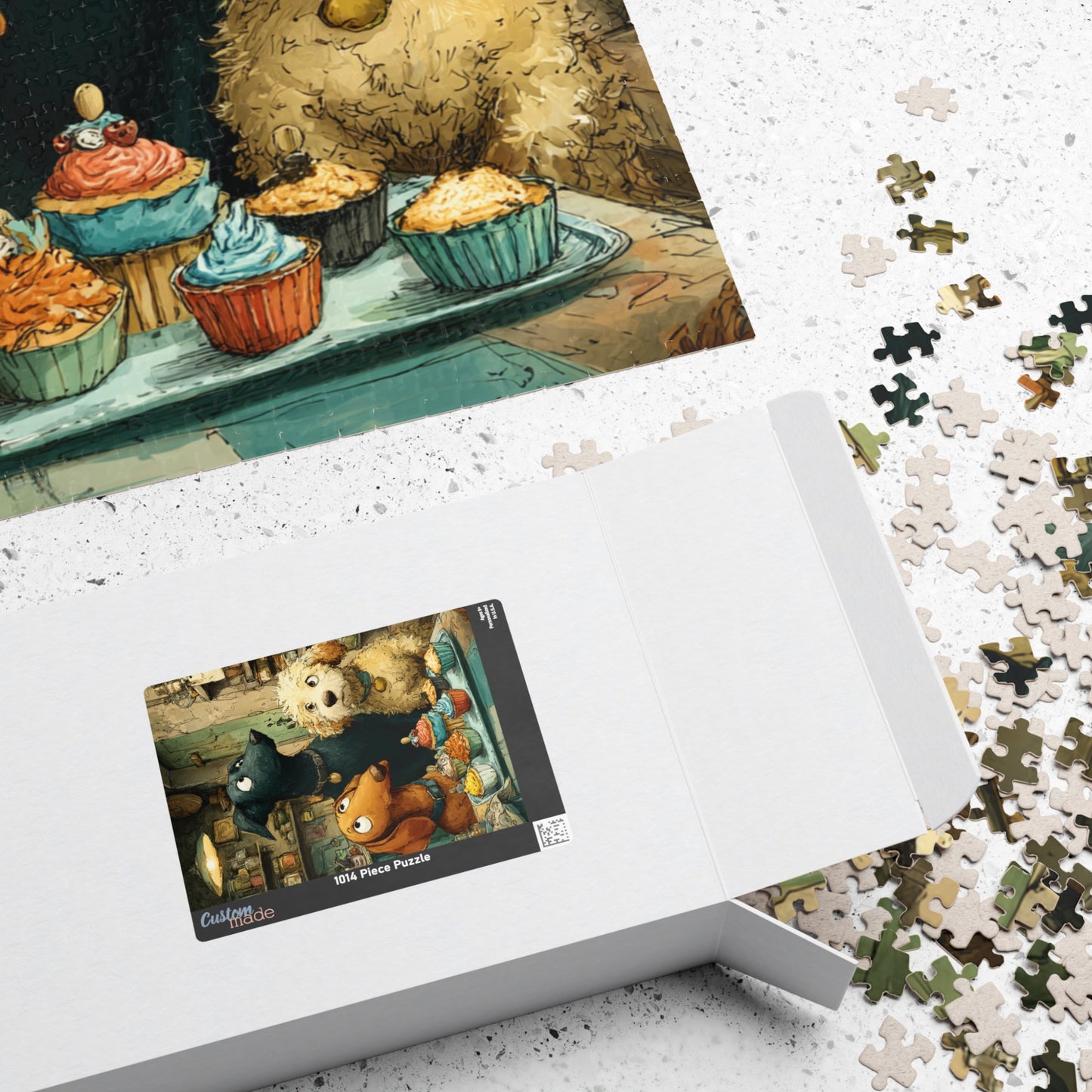 Whimsical Pet Puzzle - Cute Dog Friends, Baking Animal Themed Game for Family Night, Gift for Animal Lover, Indoor Activity Puzzle The Puzzle Chest