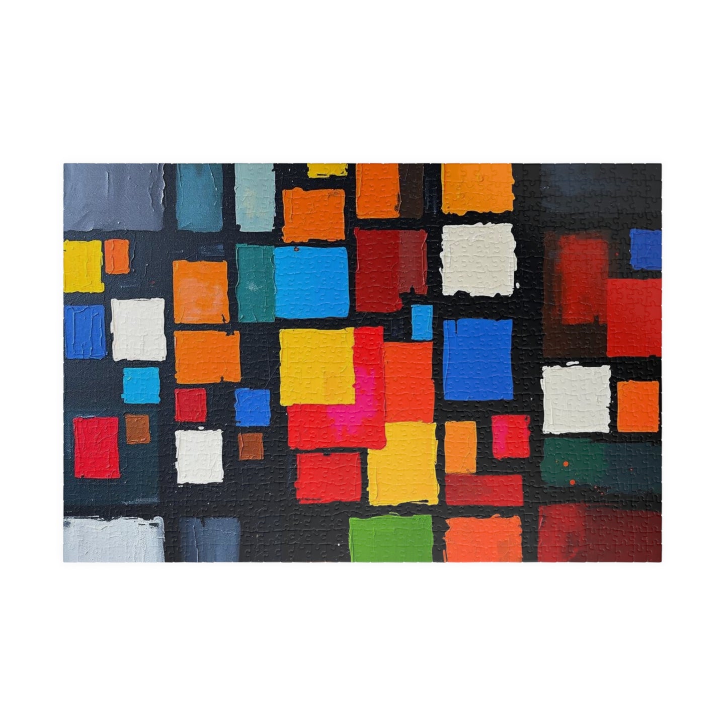 Colorful Abstract Puzzle for Art Lovers, Home Entertainment, Unique Gift for Friends and Family Activity Game Night, Adult Fun 1014 pcs (Horizontal) Puzzle The Puzzle Chest