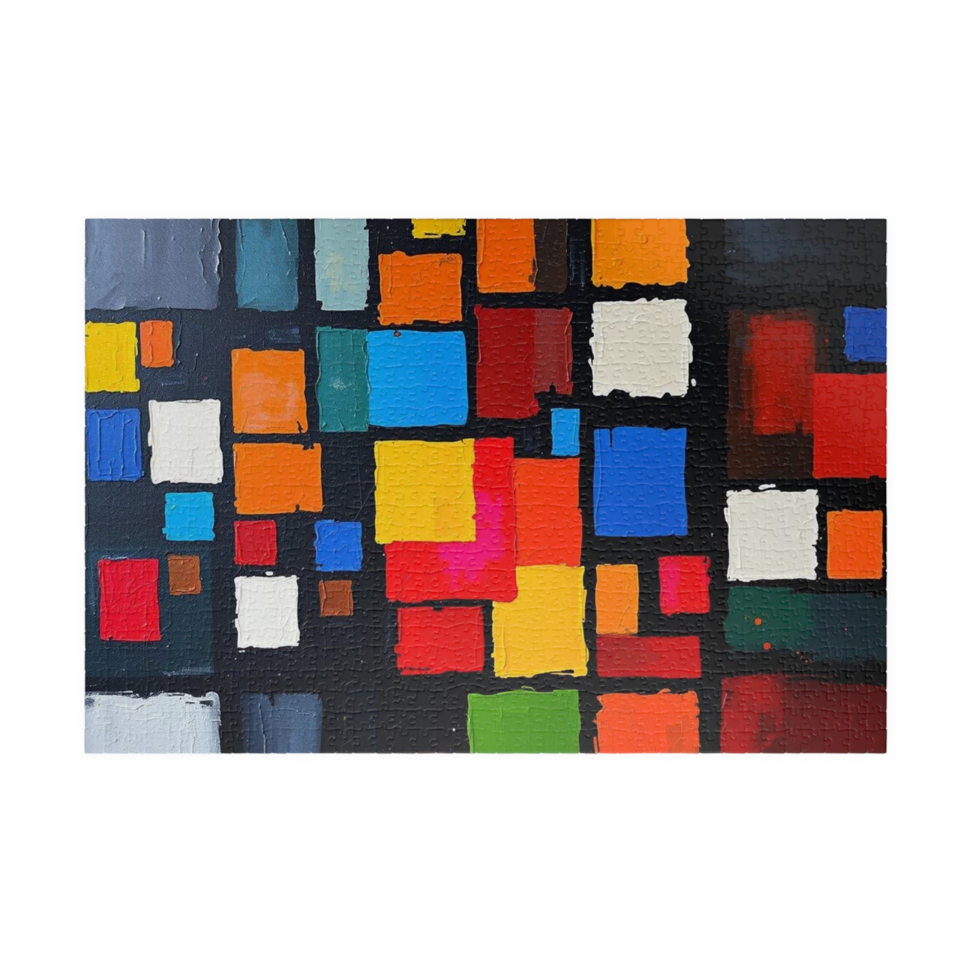 Colorful Abstract Puzzle for Art Lovers, Home Entertainment, Unique Gift for Friends and Family Activity Game Night, Adult Fun 1014 pcs (Horizontal) Puzzle The Puzzle Chest