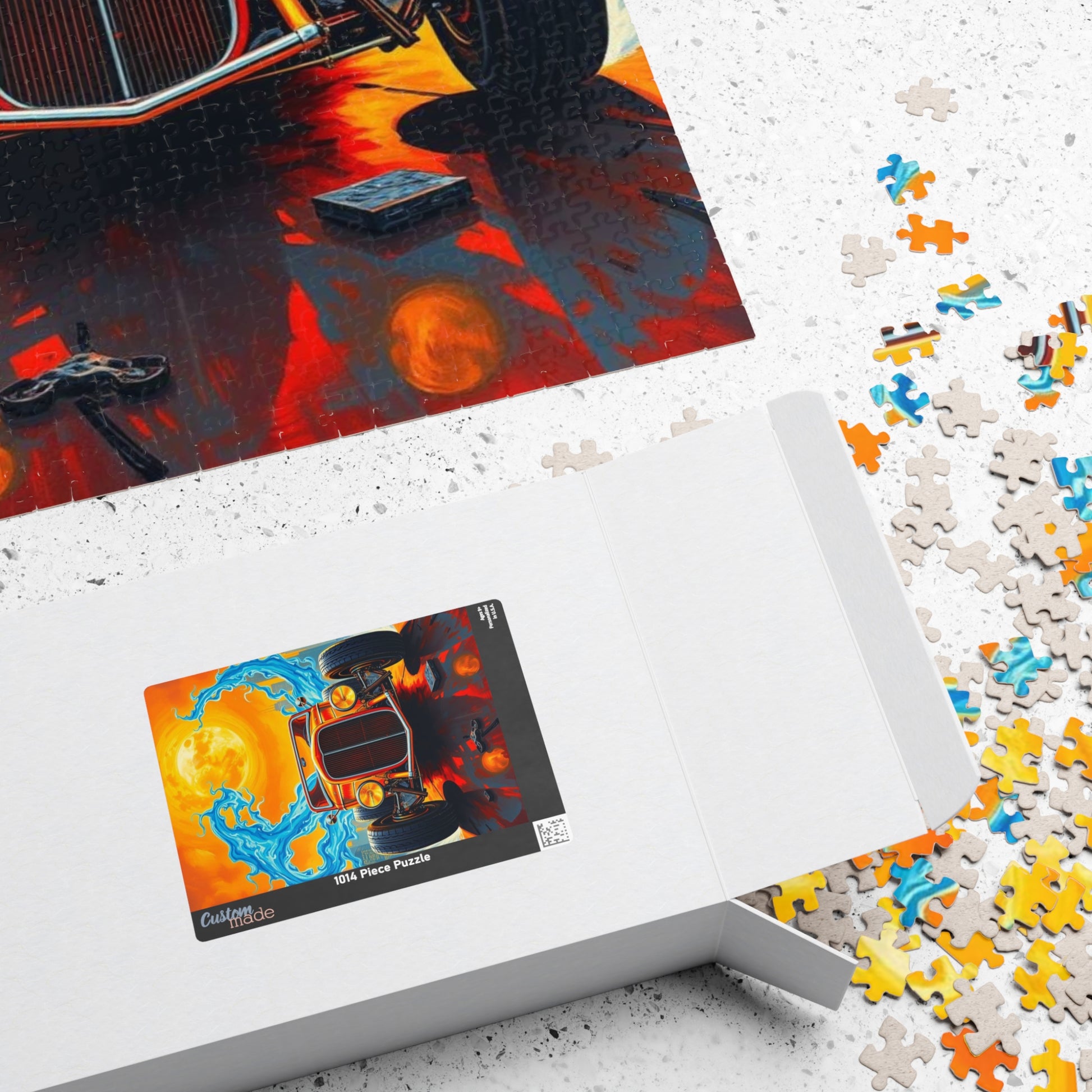 Vintage Car Puzzle - Retro Classic Automobile Artwork, Nostalgic Vehicle Puzzle The Puzzle Chest