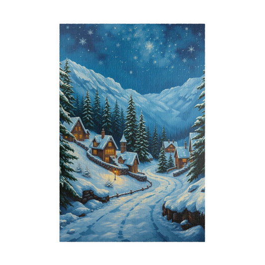 Winter Wonderland Puzzle - Cozy Home Scene, Jigsaw Puzzle for Family Fun, Holiday Activity, Gift Idea, Winter Decor, 110-1014 piece 1014 pcs (Vertical) The Puzzle Chest