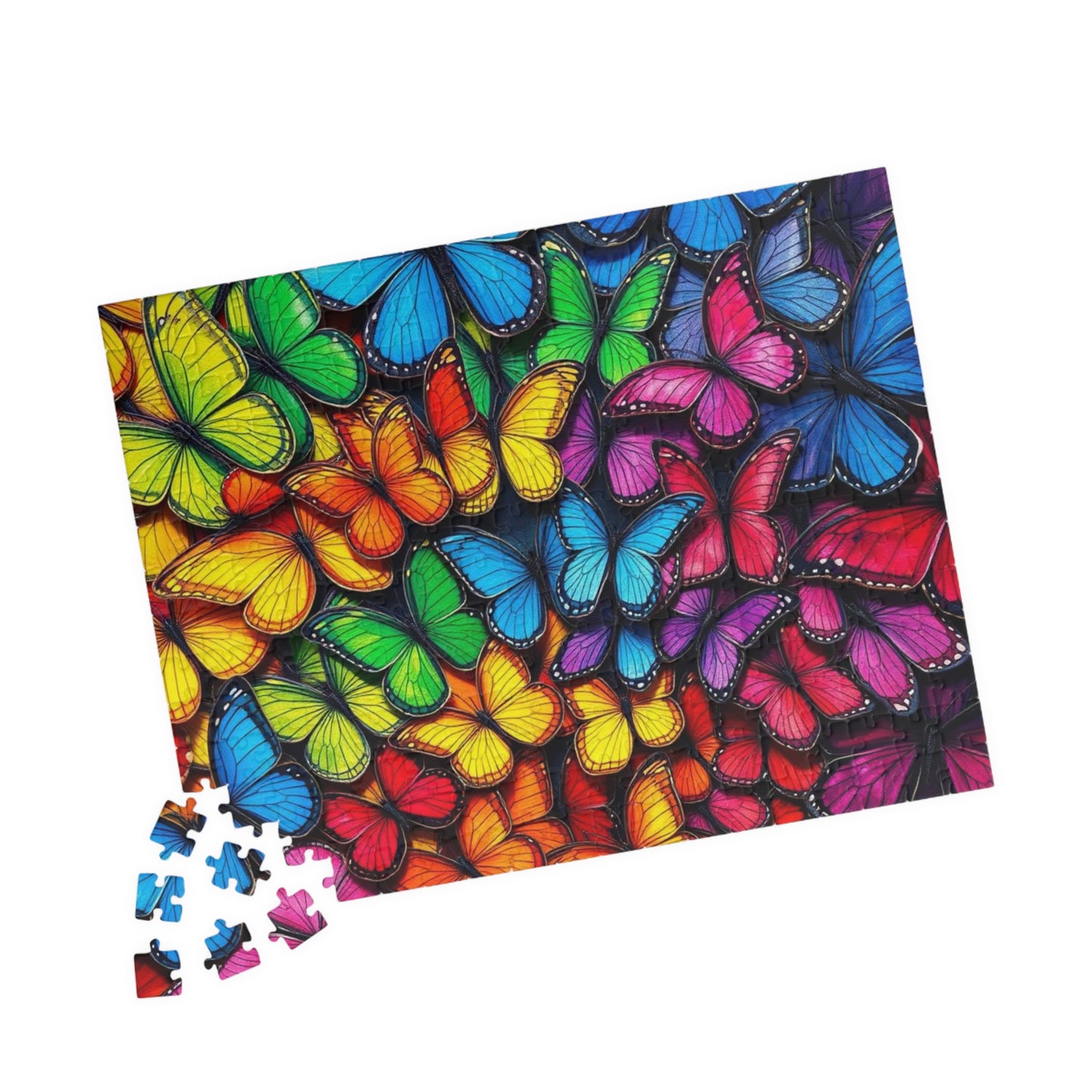 Wings of Pride Jigsaw Puzzle, Rainbow Butterfly Puzzle, LGBTQ Puzzle, Pride Month Gift for Friend, Mindfulness Activities, 100 - 1000 Pieces Puzzle The Puzzle Chest