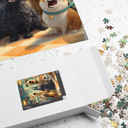Dog Crew Bakery - Kitchen Scene, Animal Themed Puzzle for Adults, Fun Family Activity, Pet Lover Holiday Birthday Gift Puzzle The Puzzle Chest