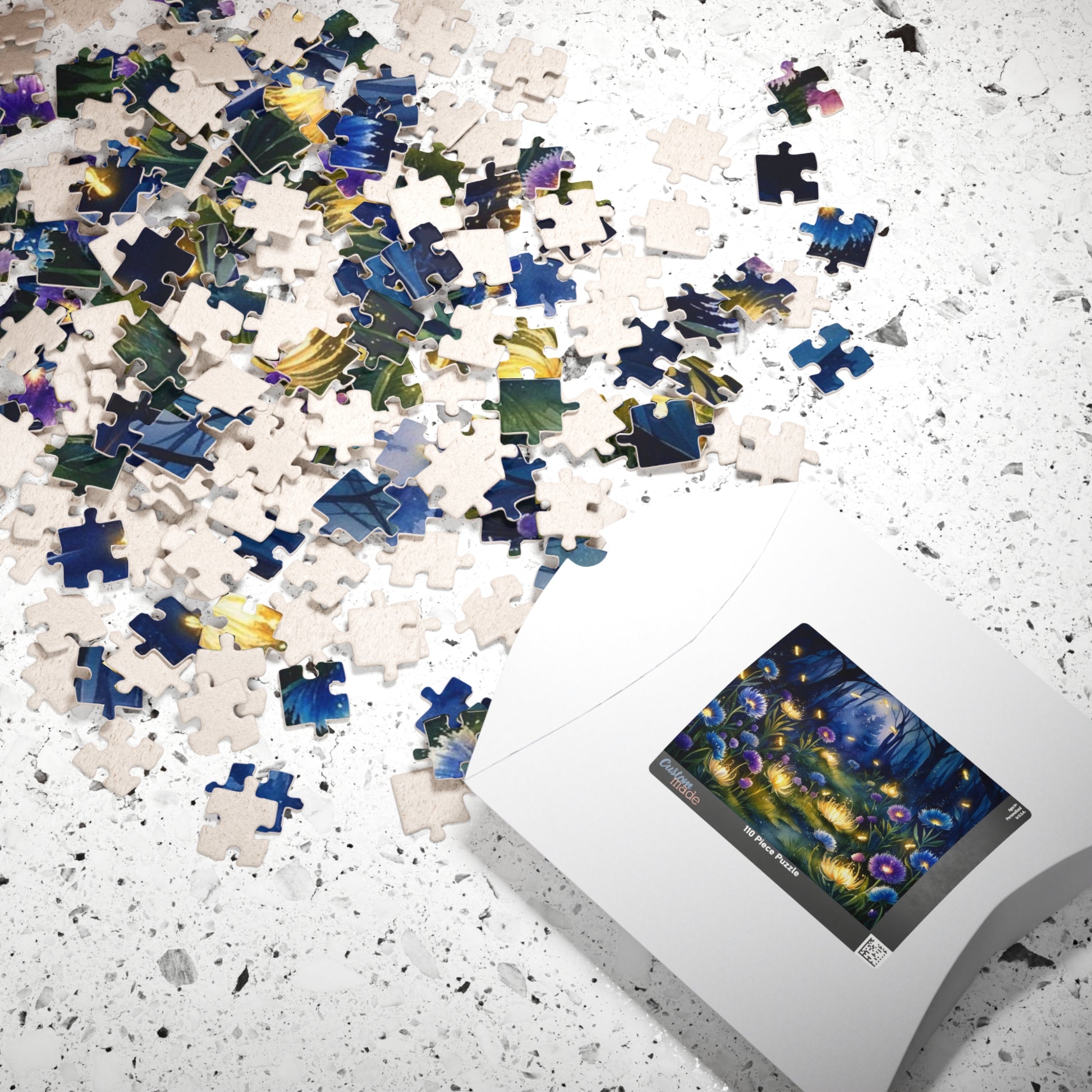 Enchanting Floral Jigsaw Puzzle, Perfect for Nature Lovers, Family Game Night, Gifts, Quiet Home Entertainment, Cozy Evenings Puzzle The Puzzle Chest