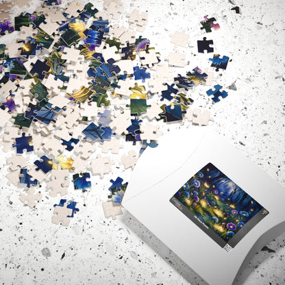Enchanting Floral Jigsaw Puzzle, Perfect for Nature Lovers, Family Game Night, Gifts, Quiet Home Entertainment, Cozy Evenings Puzzle The Puzzle Chest