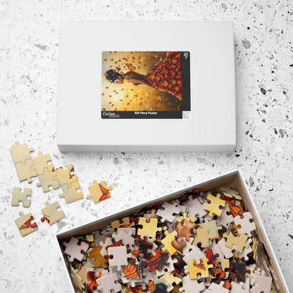 Lady of the Monarch Meadow - Butterfly Fantasy Jigsaw Puzzle