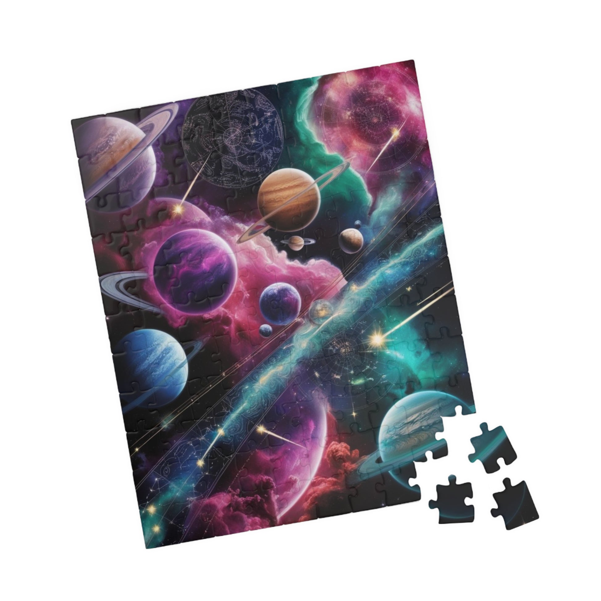 Cosmic Space Puzzle - 110, 252, 520, 1014-piece | Gift for Astronomy Lover, Solo Fun Family Game Night, Educational Fun, Home Decor, Puzzle The Puzzle Chest