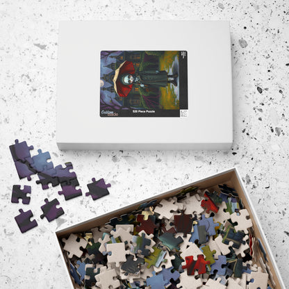 Spooky Gothic Puzzle, Victorian Orphan Illustration Jigsaw Game, Mysterious Halloween Gift, Fun Family Activity, 110 252 520 1014-piece Puzzle The Puzzle Chest