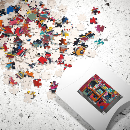 Arcade Nostalgia Puzzle - Pop Art Puzzle for Adults, Retro Gaming, Ideal for Game Lovers, Family Fun, Birthday Gifts, Home Entertainment Puzzle The Puzzle Chest