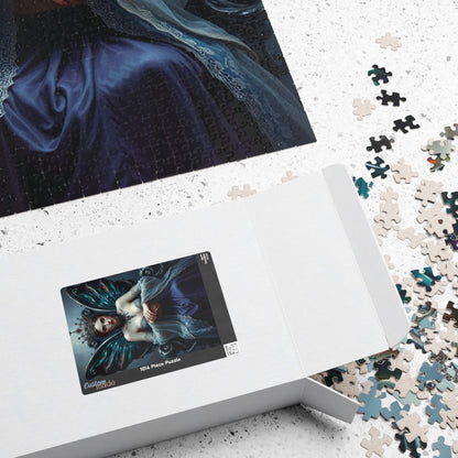 Gothic Fairy Queen Jigsaw Puzzle, Mystical Dark Fantasy Tabletop Game 110-1014 Pieces for Adult Puzzle Lovers, Halloween Holiday Gift Idea Puzzle The Puzzle Chest
