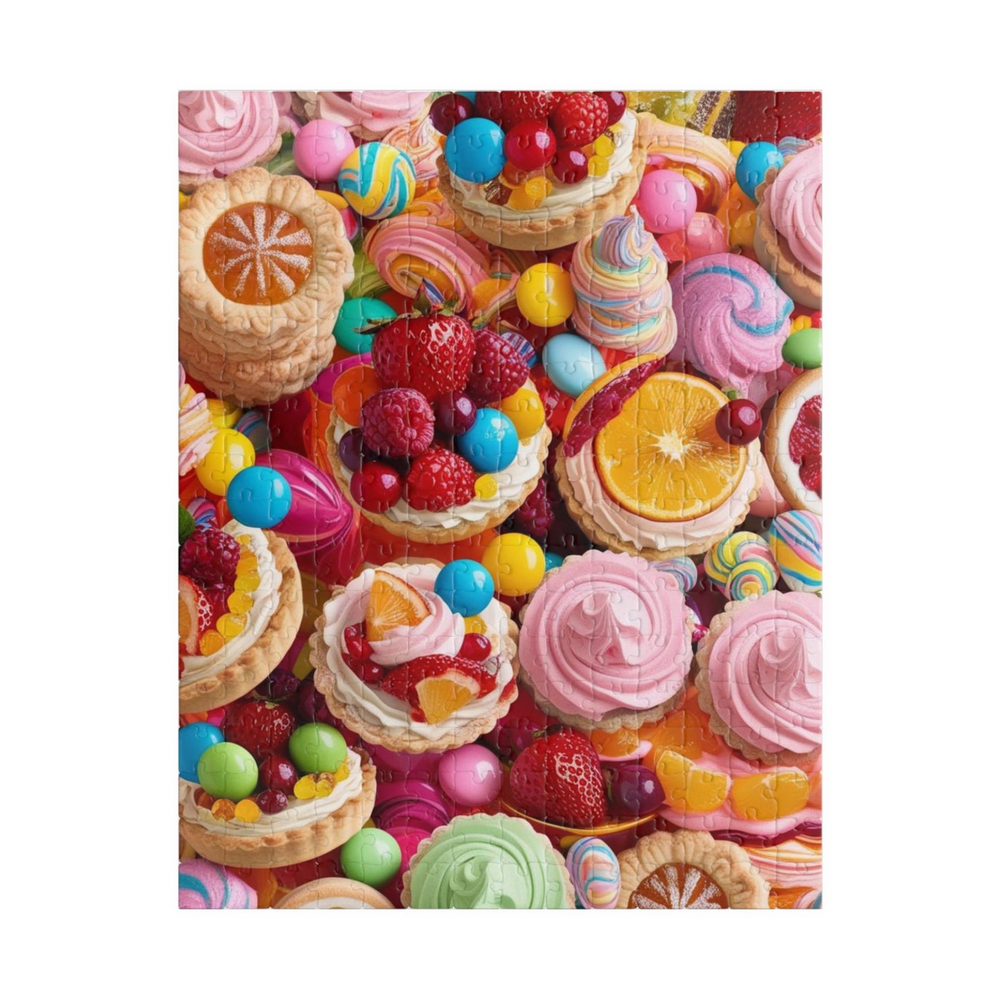 Sweet Treats Collage Puzzle, Perfect for Family or Solo Fun, Birthday Gifts, Rainy Day Entertainment, Holiday Gatherings 252 pcs (Vertical) Puzzle The Puzzle Chest