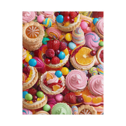 Sweet Treats Collage Puzzle, Perfect for Family or Solo Fun, Birthday Gifts, Rainy Day Entertainment, Holiday Gatherings 252 pcs (Vertical) Puzzle The Puzzle Chest