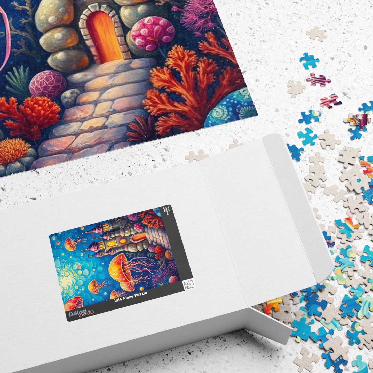 Underwater Kingdom Puzzle, Colorful Ocean Scene Puzzle, Fun Indoor Activity, Family Game Night, Nautical Decor Gift, Kids and Adults Puzzle The Puzzle Chest