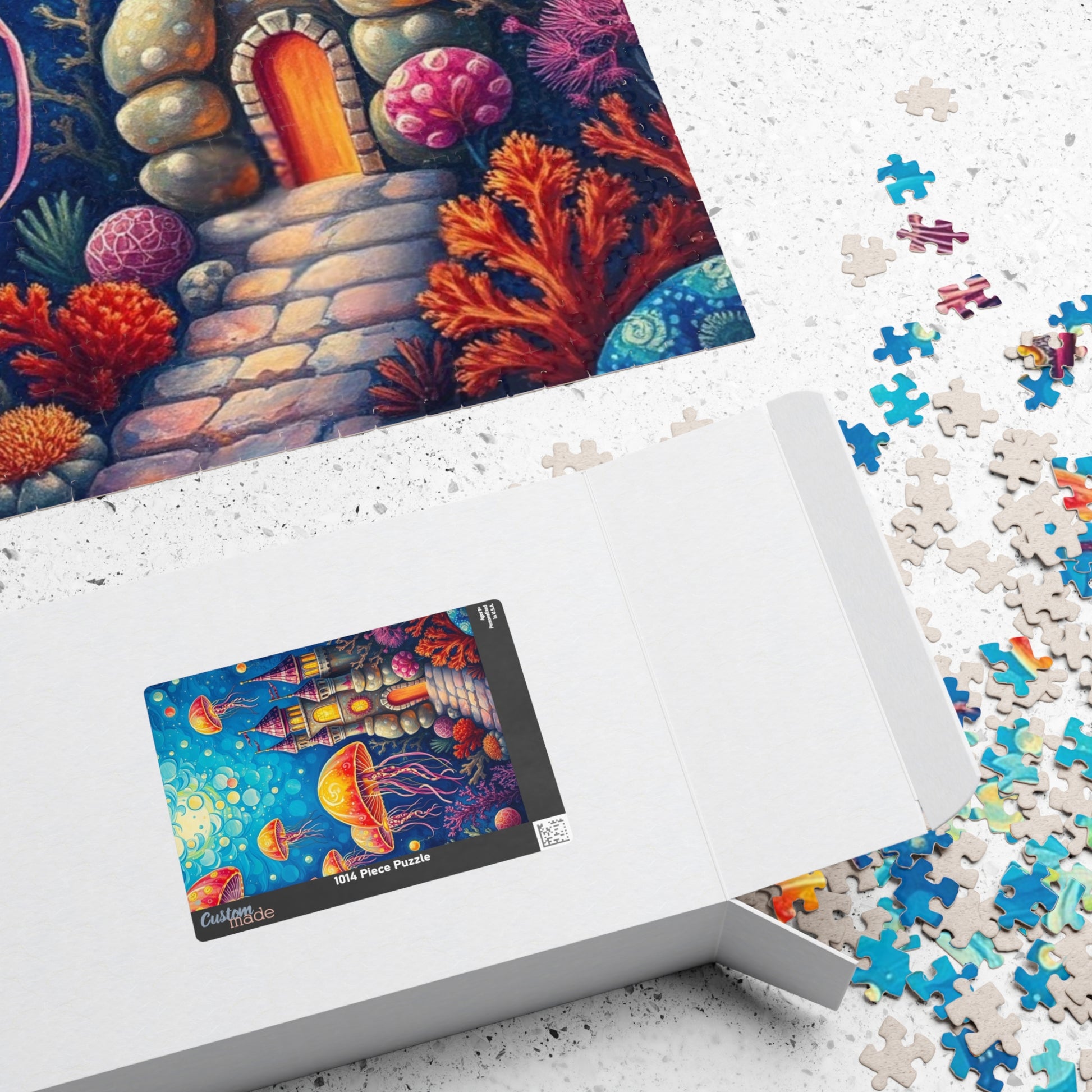 Underwater Kingdom Puzzle, Colorful Ocean Scene Puzzle, Fun Indoor Activity, Family Game Night, Nautical Decor Gift, Kids and Adults Puzzle The Puzzle Chest