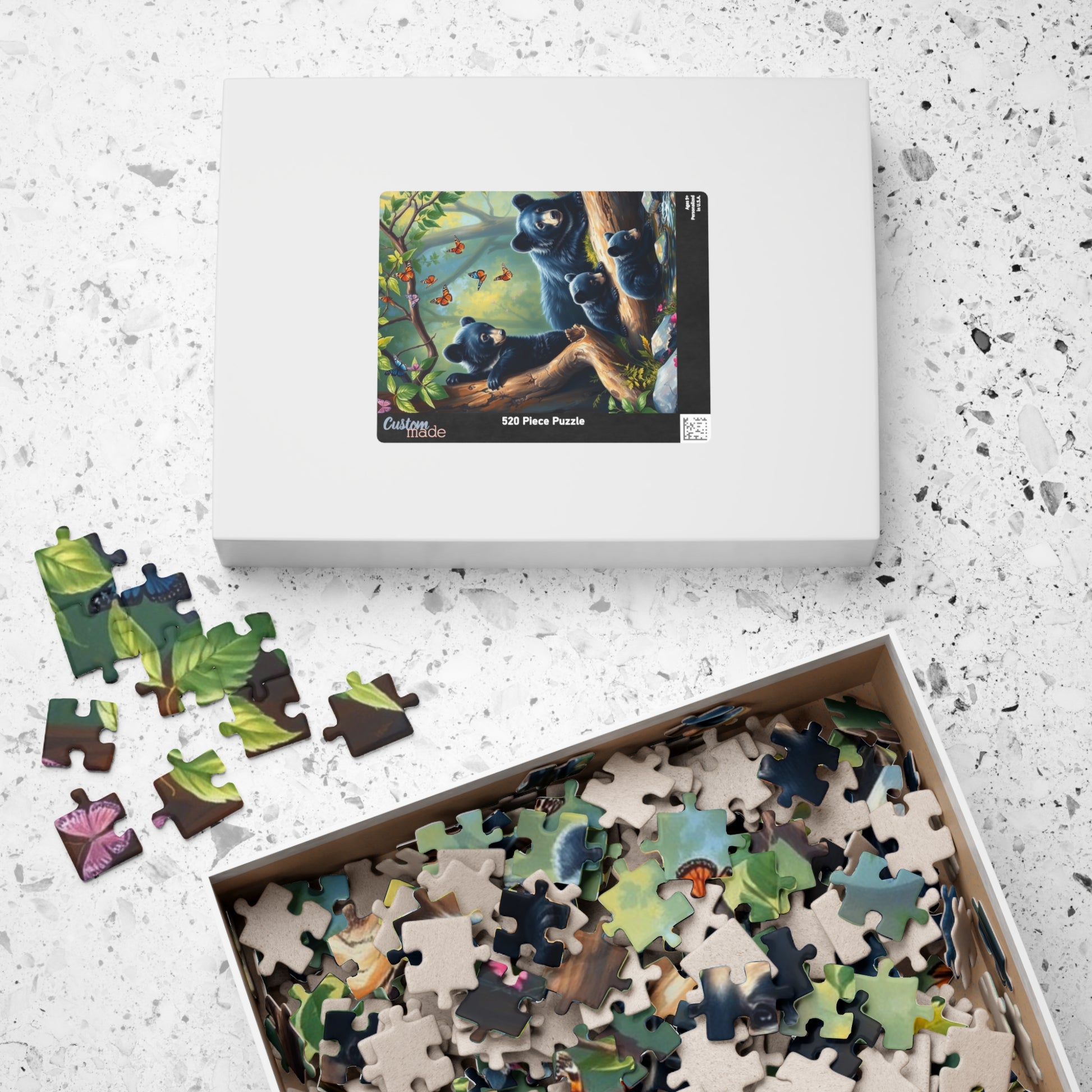 Bear Family Puzzle, Nature Themed Jigsaw for Adults, Wildlife Gift for Nature Lovers, Family Activity, Home Decor Puzzle, Creative Hobby Puzzle The Puzzle Chest