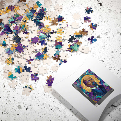 African American Scholar Jigsaw Puzzle - W E B Du Bois Portrait, Black History Month Gift, Afrocentric Educational Game Puzzle The Puzzle Chest