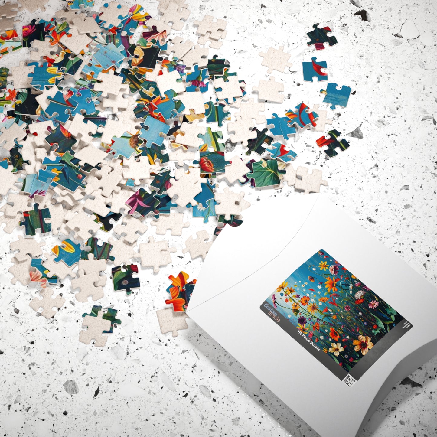 Floral Wildflower Jigsaw Puzzle, 110-1014 piece, Fun Family Activity, Unique Spring Gift for Friend Birthday Holiday, Puzzle Enthusiast Puzzle The Puzzle Chest