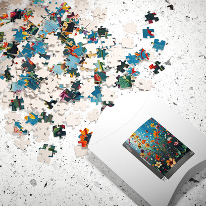 Floral Wildflower Jigsaw Puzzle, 110-1014 piece, Fun Family Activity, Unique Spring Gift for Friend Birthday Holiday, Puzzle Enthusiast Puzzle The Puzzle Chest