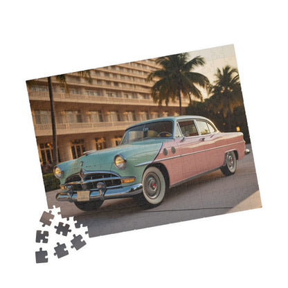 Vintage Car Puzzle - Classic 1956 Packard Caribbean, Nostalgic Jigsaw Game Puzzle The Puzzle Chest
