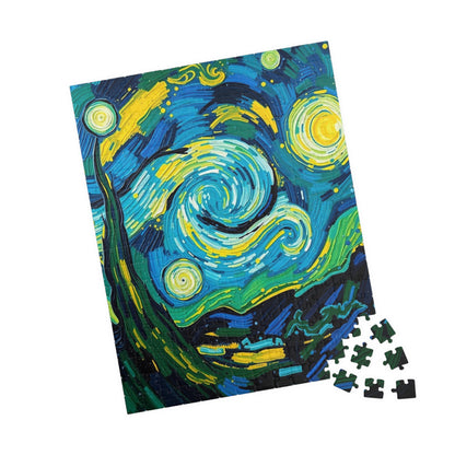 Starry Night Abstract Art Jigsaw Puzzle Puzzle The Puzzle Chest