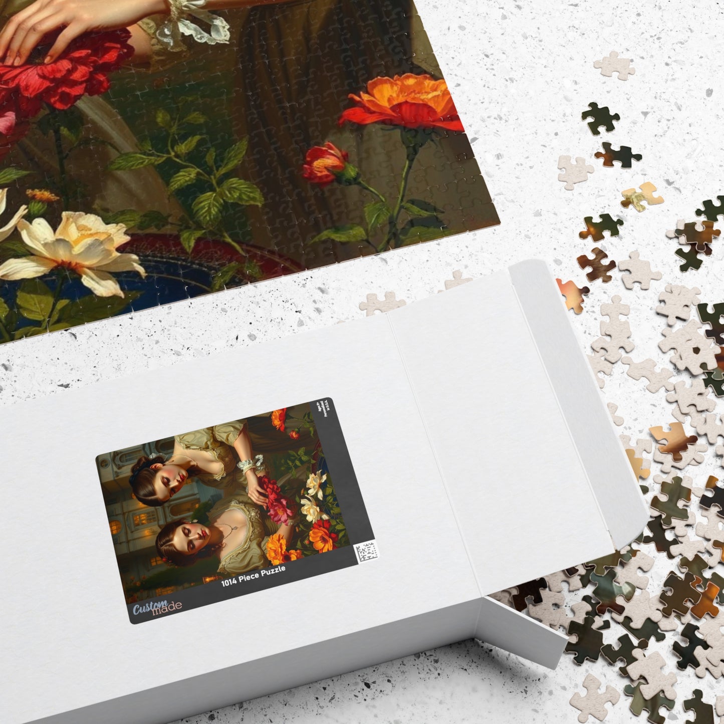 Jigsaw Puzzle, Victorian Women Garden Flowers, 110-1014 Piece - Fun Family Activity, Relaxing Hobby, Educational Game, Challenging Pastime, Puzzle The Puzzle Chest