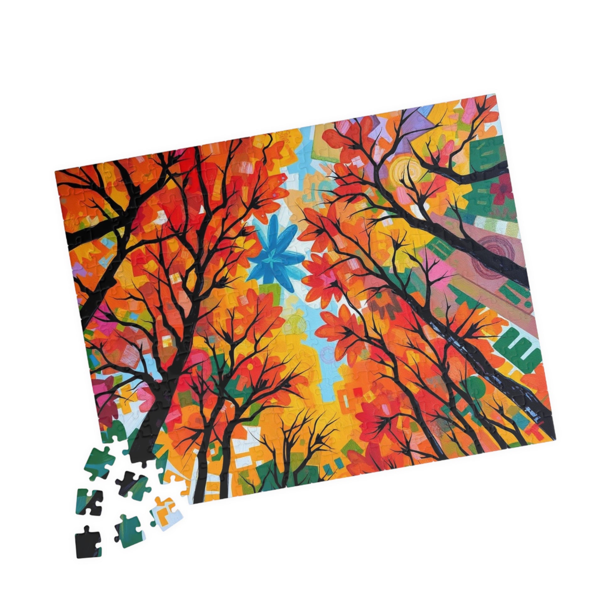 Autumn Forest Puzzle | 110-1014 pieces | Fall Decor, Family Activity, Home Gift, Nature Lover, Cozy Nights Puzzle The Puzzle Chest