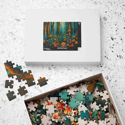 Enchanting Forest Puzzle | Floral Landscape Jigsaw Game for Adult | Nature Lover Gift, Indoor Game, Home Entertainment, Mindfulness Activity Puzzle The Puzzle Chest