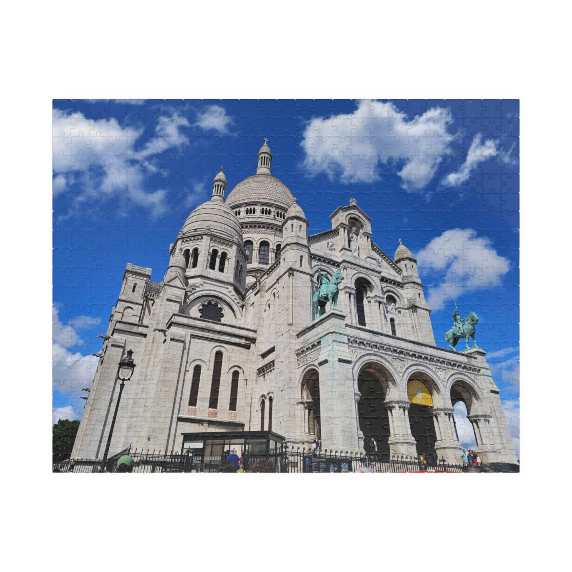 Sacre-Coeur Basilica Jigsaw Puzzle - Famous French Landmark Paris France, Romano-Byzantine Architecture Puzzle The Puzzle Chest