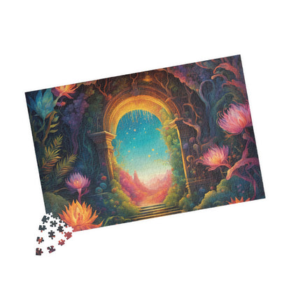 Fantasy Landscape Jigsaw Puzzle, Another World Portal 252 520 1014-Piece, Meditation Activity Stress Relief Game, Puzzle Lover Enthusiast Puzzle The Puzzle Chest