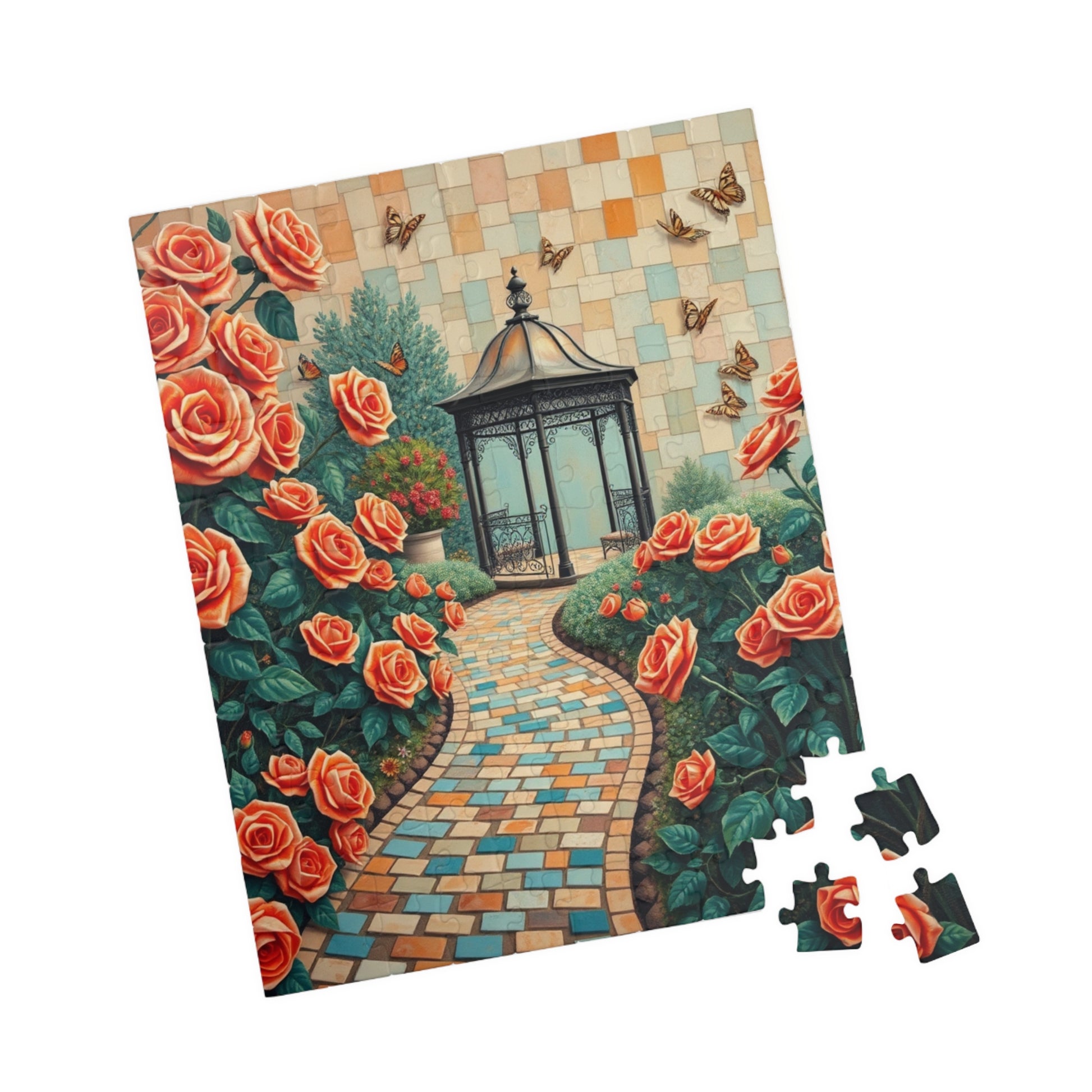 Serenity Garden Jigsaw Puzzle, Relaxing Activity for Adults, Gift for Garden Lovers, Home Entertainment, Mindfulness Activity Brain Teaser Puzzle The Puzzle Chest