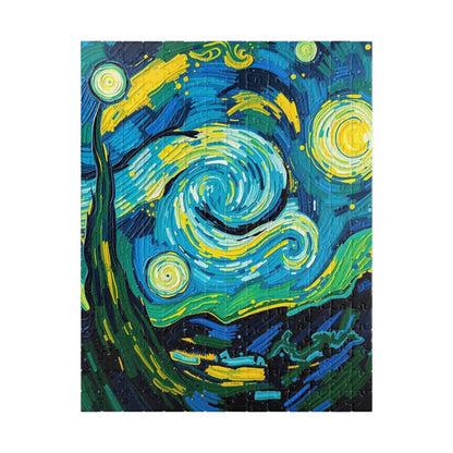Starry Night Abstract Art Jigsaw Puzzle 252 pcs (Vertical) Puzzle The Puzzle Chest