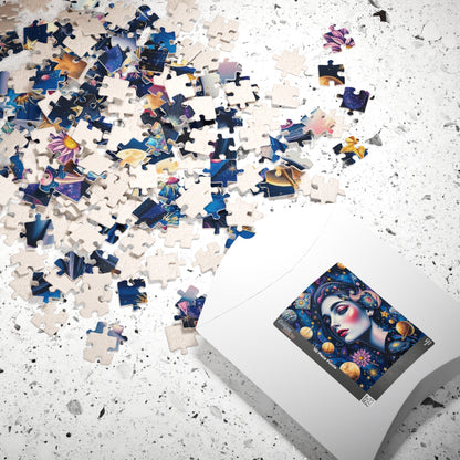 Celestial Elements Puzzle, Space-Themed Jigsaw Game, Family Activity, Quiet Pastime, Unique Gift for Space Lover Puzzle Enthusiast, Hobby Puzzle The Puzzle Chest